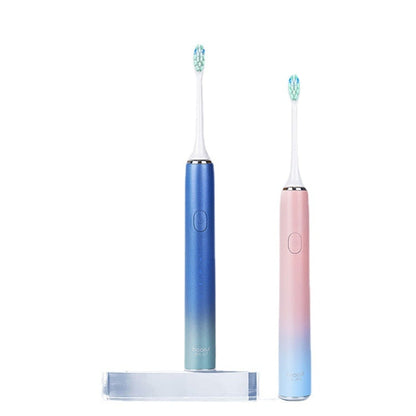 Brosse à Dents Électrique Intelligente USB Boorui BR-X7 pour Adultes, Brosse à Dents Ultrasonique à Gradient pour l'Hygiène Buccale (Rose)