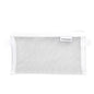 Hechooses D033 Transparent Mesh Exam Portable Pen Bag, Style: Square (White)