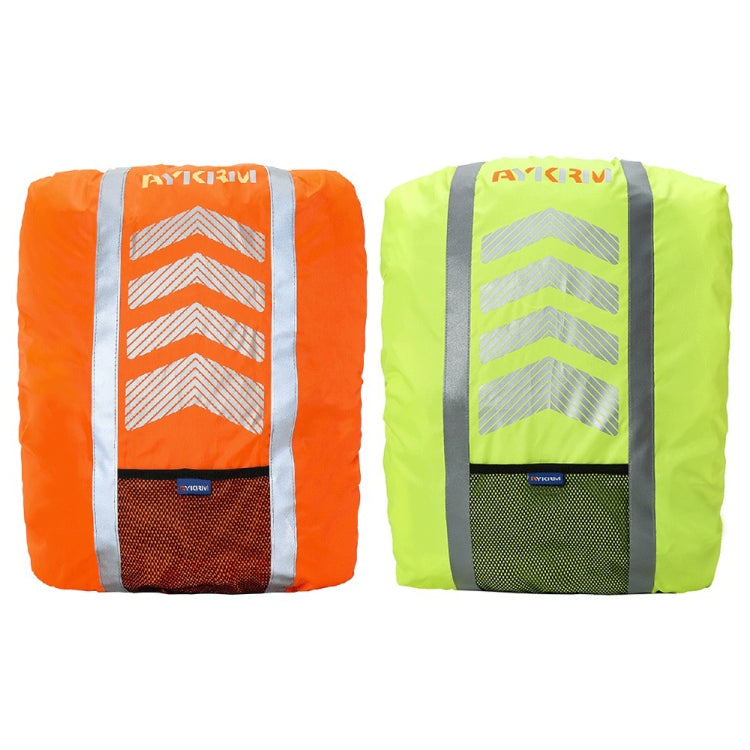 AYKRM AS6-007 Cycling Backpack Dust-proof Reflective Waterproof Cover(Fluorescent Green)
