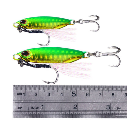 2 PCS HENGJIA Shore Casting Lead Fish Long-distance Casting Sinker Double Hook Lure, Size: 16g(1)