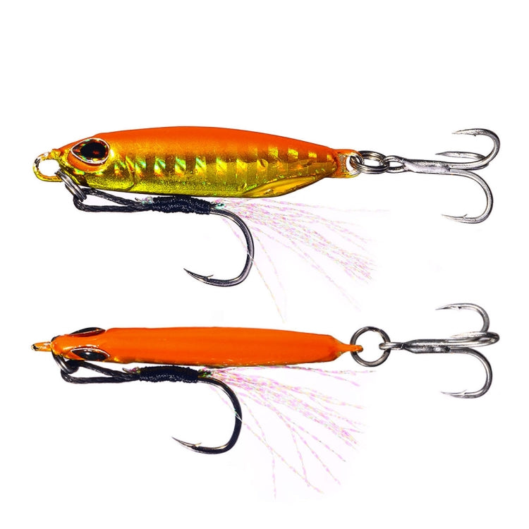 2 PCS HENGJIA Shore Casting Lead Fish Long-distance Casting Sinker Double Hook Lure, Size: 32g(2)