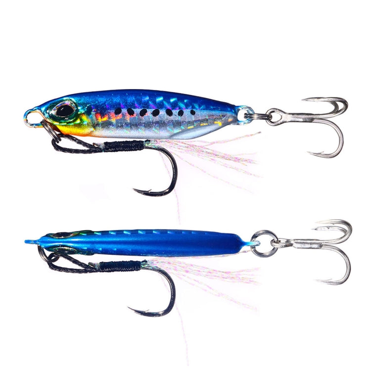 2 PCS HENGJIA Shore Casting Lead Fish Long-distance Casting Sinker Double Hook Lure, Size: 32g(7)