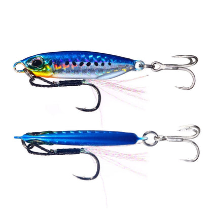 2 PCS HENGJIA Shore Casting Lead Fish Long-distance Casting Sinker Double Hook Lure, Size: 32g(7)