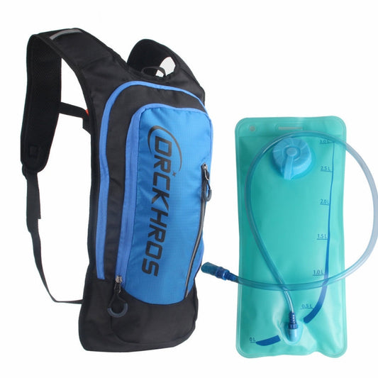 DRCKHROS DH116 Sac à dos de sport de cyclisme en plein air, couleur: bleu + poche à eau