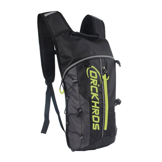 DRCKHROS DH115 Sac à dos de sport de plein air pour la course et le cyclisme avec poche à eau, Couleur : Noir Vert