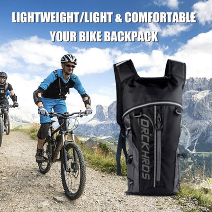 DRCKHROS DH115 Sac à Dos de Cyclisme de Sport de Course en Plein Air avec Sac d'eau, Couleur : Noir+Sac d'eau