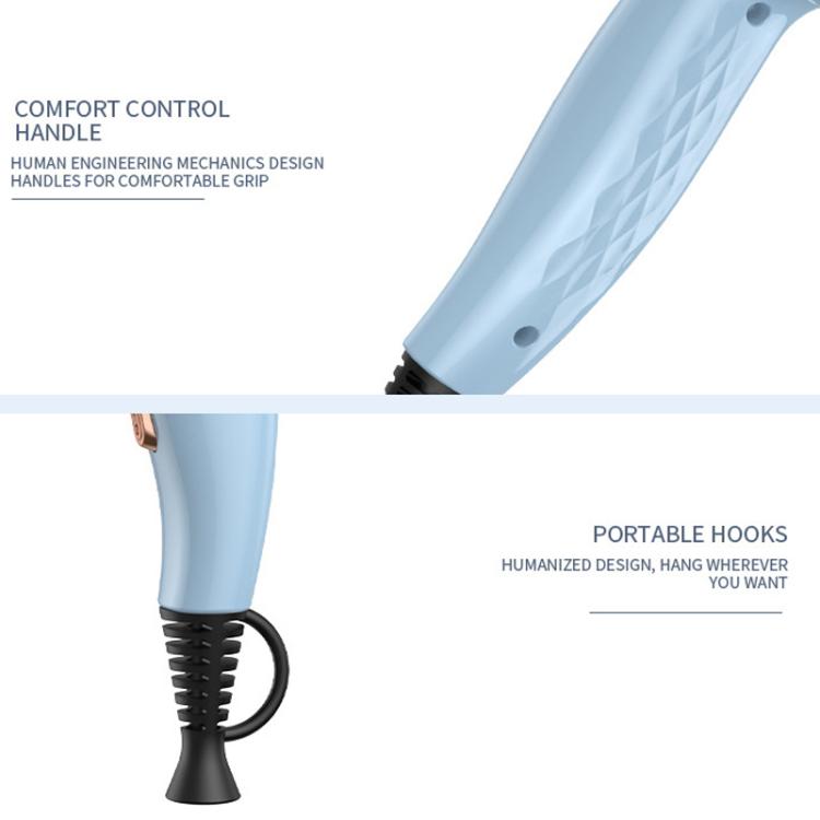 SENBAILU Household Blue Light Hot Cold Wind High Power Hair Dryer, Size: JP Plug(Blue)