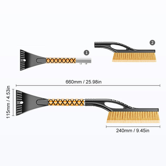 ST-3910 SUITU Pelle anti-neige détachable Balai brosse à neige