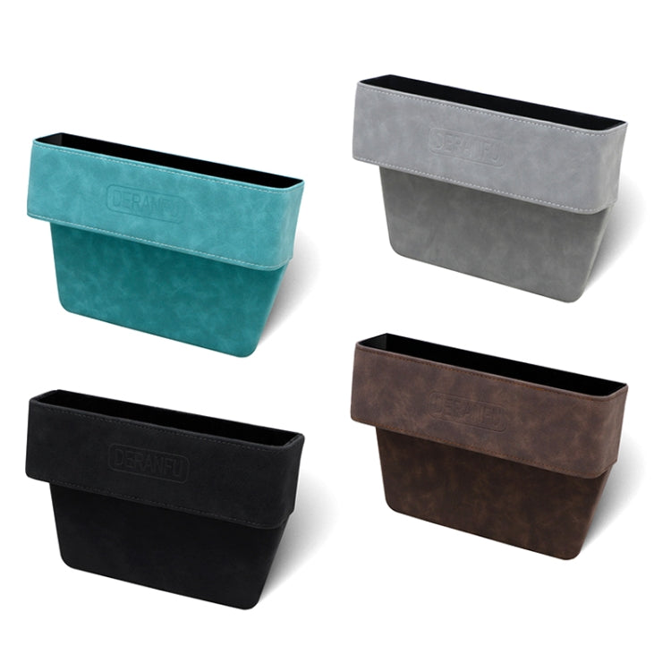 DE RAN FU Boîte de Rangement Organisateur de Voiture Support de Tasse Fourrure Citrine Téléphone Boîte de Rangement Divers (Bleu)
