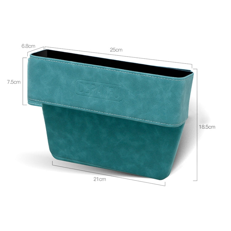 DE RAN FU Boîte de Rangement Organisateur de Voiture Support de Tasse Fourrure Citrine Téléphone Boîte de Rangement Divers (Bleu)