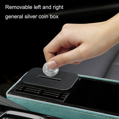 DE RAN FU Boîte de Rangement Organisateur de Voiture Support de Tasse Fourrure Citrine Téléphone Boîte de Rangement Divers (Bleu)