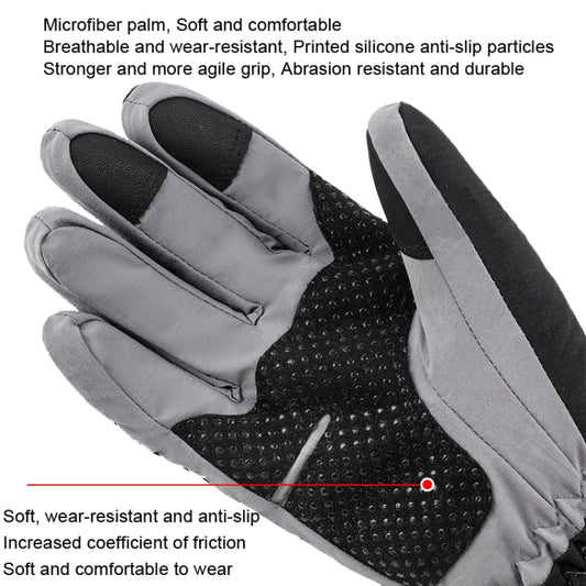HLINTRANGE 061 Gants de ski chauds, équitation sportive, imperméables, tactiles, taille : XL (plus épais)