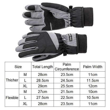 HLINTRANGE 061 Skiing Warm Gloves Sports Riding Waterproof Touch Screen Gloves, Size: L(Flexible)