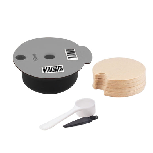 ICafilas YB01 Reusable Coffee Filter, Color: Gray+50 Filter Paper(60ml)