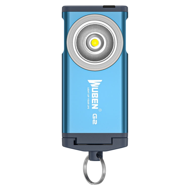 WUBEN G2 Lampe de poche LED puissante USB pour le camping et la maison, super lumineuse (Bleu)