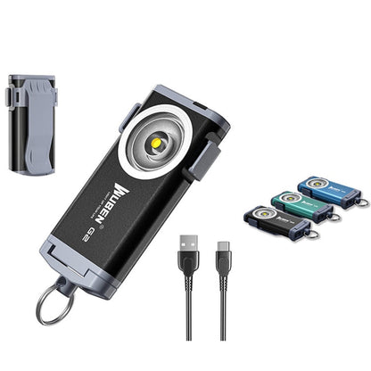 WUBEN G2 Lampe de poche LED puissante USB pour le camping et la maison, super lumineuse (Bleu)