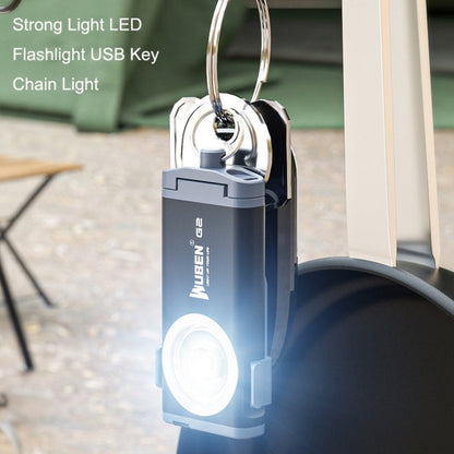 WUBEN G2 Lampe de poche LED puissante USB pour le camping et la maison, super lumineuse (Bleu)