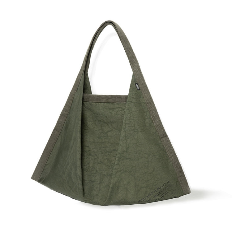 Maden YS2202809 Sac à main de loisirs en nylon grande capacité étanche (vert armée)