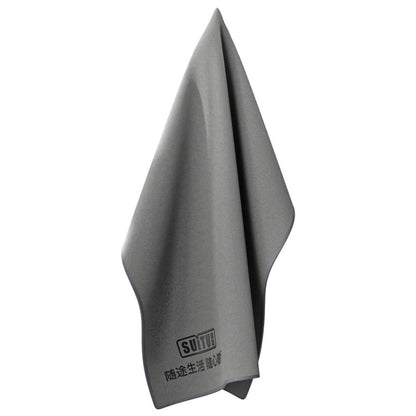 SUITU ST-9000 2 chiffons de nettoyage de voiture en daim double, taille : 30 x 40 cm
