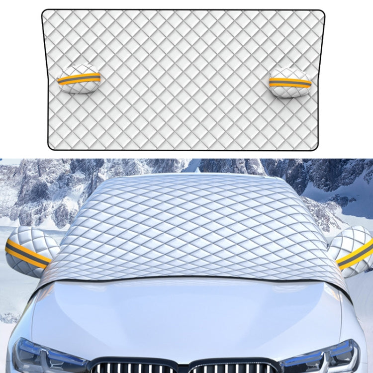 SUITU R-3945 Pare-Brise Avant de Voiture Hiver Bouclier Neige Dégivrage Pare-Soleil Tissu de Voiture Épaissi, Style : Trois Couches Épaissies Non-magnétiques