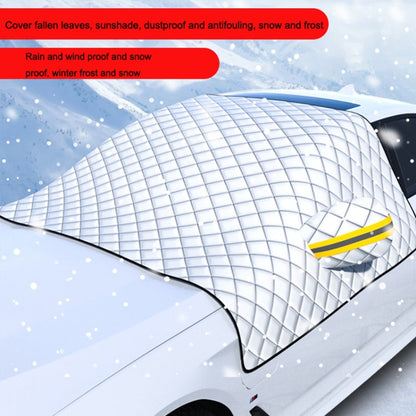 SUITU R-3945 Pare-Brise Avant de Voiture Hiver Bouclier Neige Dégivrage Pare-Soleil Tissu de Voiture Épaissi, Style : Trois Couches Épaissies Non-magnétiques