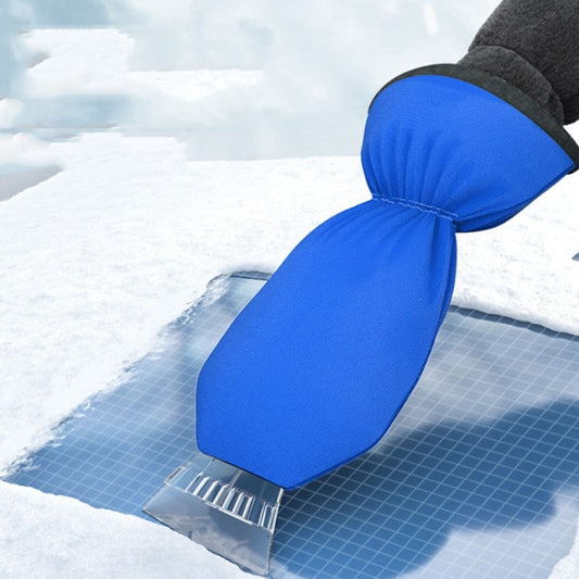 SUITU R-3140 Outils de dégivrage et de déneigement en verre automobile hivernal avec gants (Bleu)