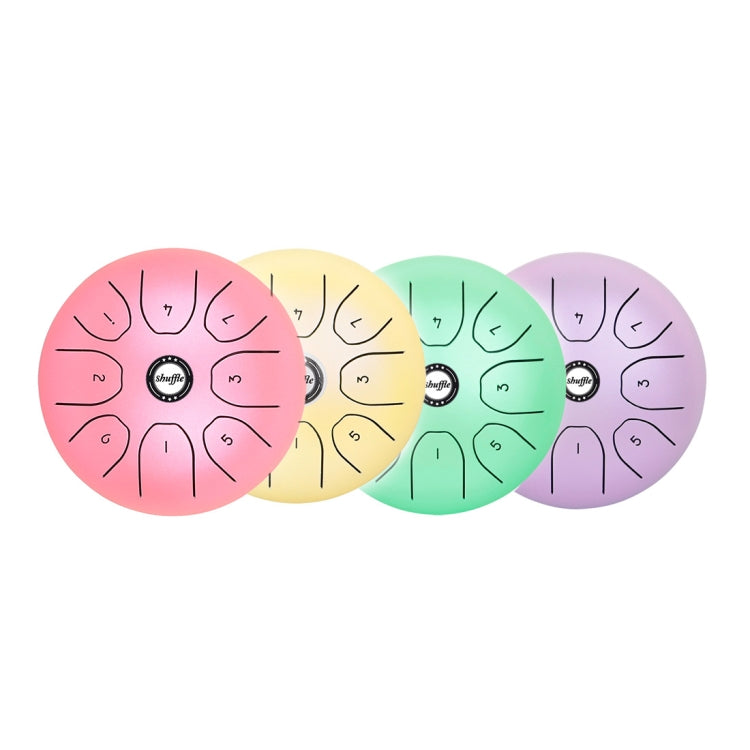 Shuffle SD-5 5.5 Inch Steel Tongue Carefree Empty Drum Percussion Instrument(Pink)
