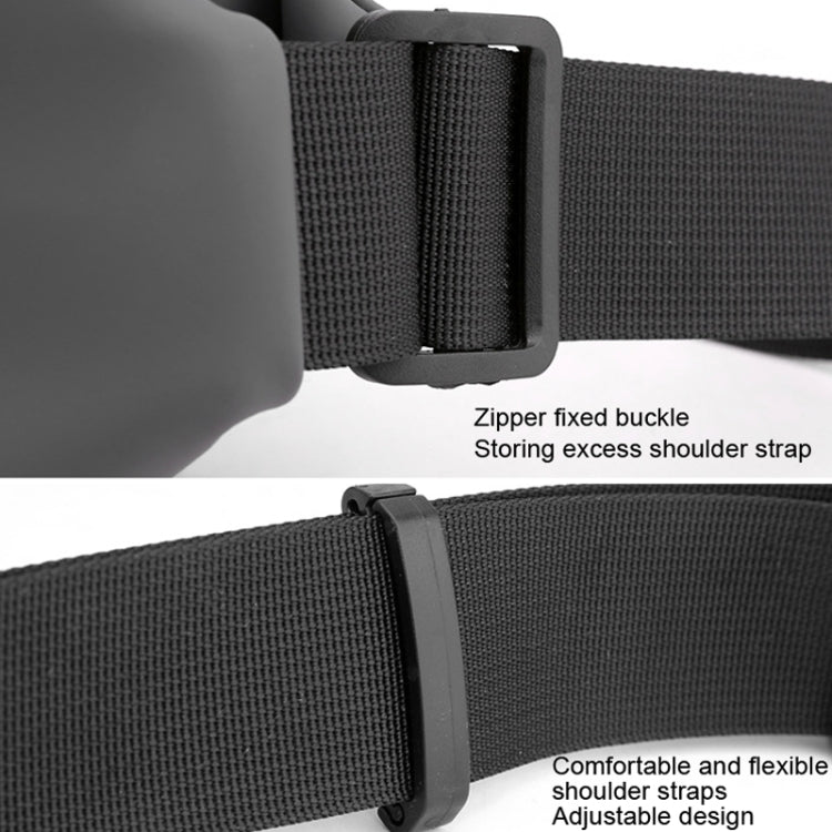 HAOSHUAI 1100-20 Men Waist Bag Outdoor Running Mobile Phone Bag(Black)