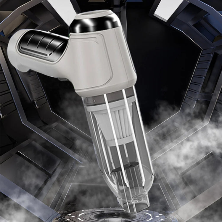 SUITU Aspirateur à main sans fil humide et sec pour voiture, style : gris blanc de base