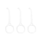 YOUTU 3pcs Invisible Braces Extractor Picking Hooks And Removing(White)