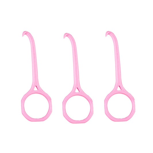YOUTU 3pcs Invisible Braces Extractor Picking Hooks And Removing(Pink)