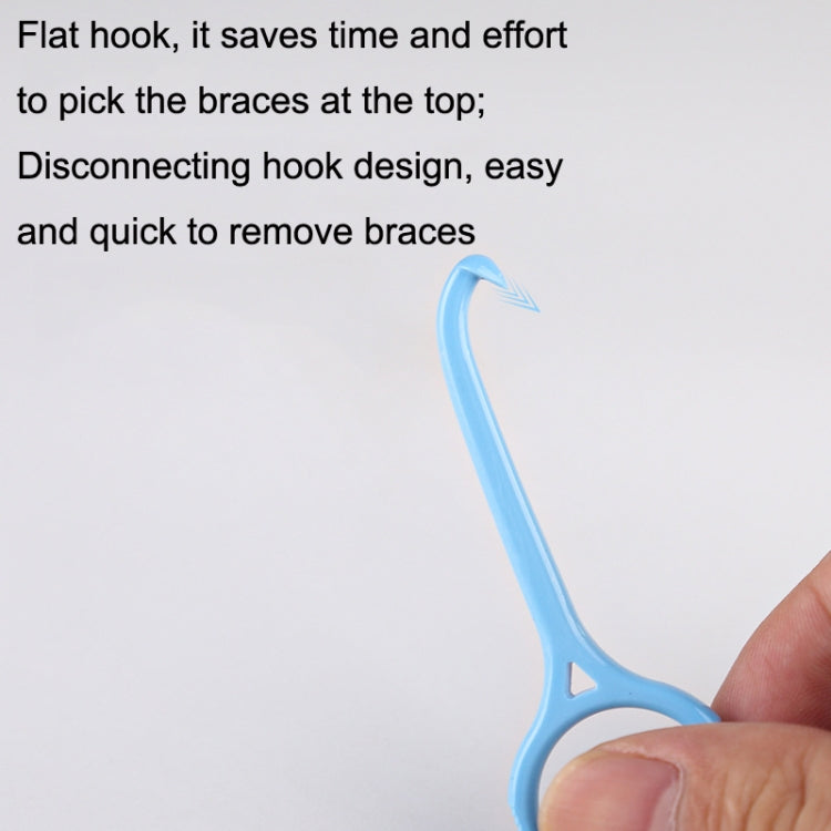 YOUTU 3pcs Invisible Braces Extractor Picking Hooks And Removing(Yellow)