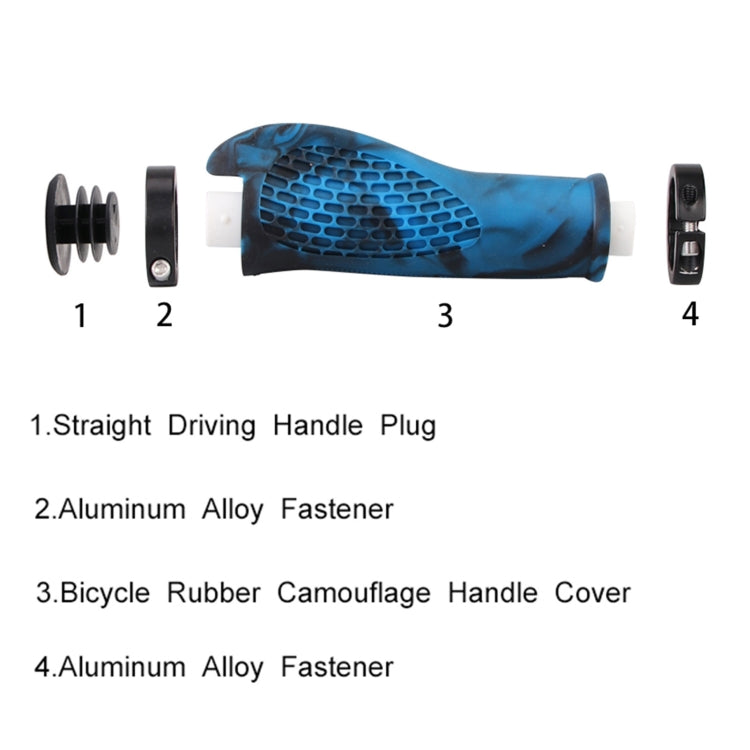 MZYRH 1 paire de poignées de guidon de vélo de montagne avec revêtements de protection (Noir et blanc)