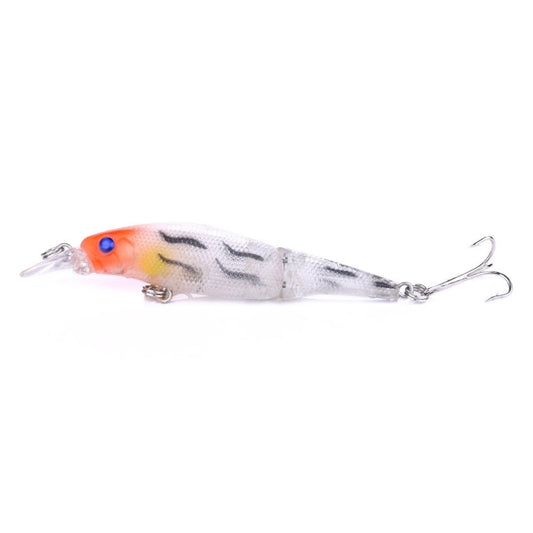 HENGJIA JM010 9cm 7g Leurre Bionique à 2 Sections avec Billes Plongeant Mino Faux Appât(7)