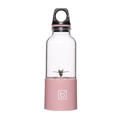 Bingo Mini mixeur portable domestique 6 lames tasse à jus électrique rechargeable (rose macaron)