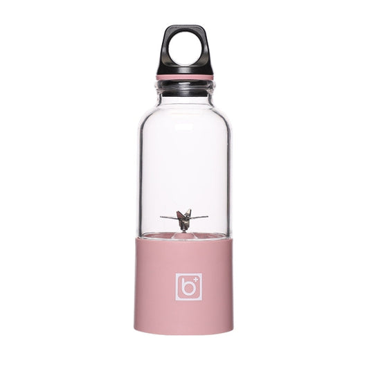 Bingo Mini Portable Juicer Home 6 Knife Head Charging Electric Juice Cup(Macaron Pink)