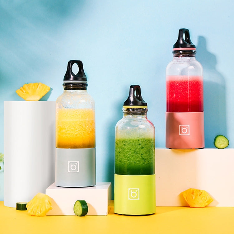 Bingo Mini Portable Juicer Home 6 Knife Head Charging Electric Juice Cup(Macaron Blue)