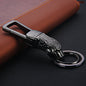 HONEST Metal Car Keychain Leopard Head Key Chain Pendant(Basic Black Nickel)