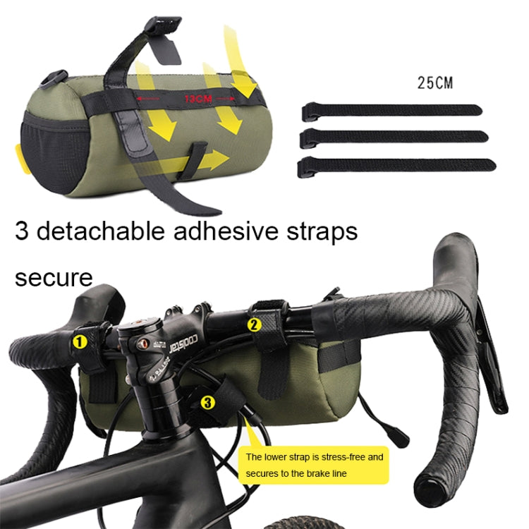 Rhinowalk RK9103 2.4L Outdoor Sports Cycling Front Bag Bicycle Waterproof Handlebar Bag(Full Black)