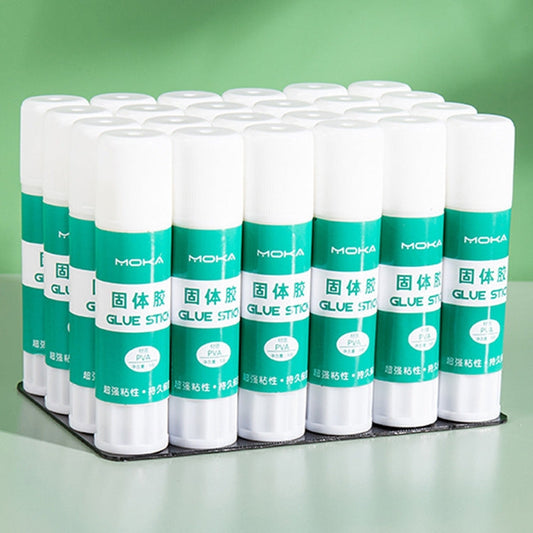24pcs 8g MOKA Solid Glue Student Stationery Children Handmade Solid Glue Stick