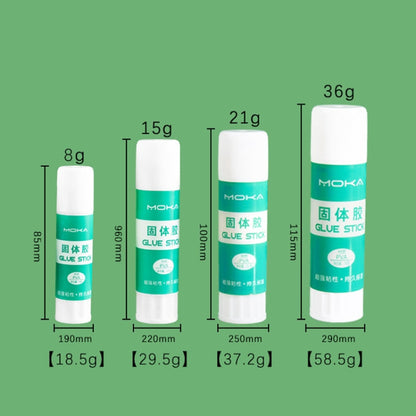 12pcs 36g MOKA Solid Glue Student Stationery Children Handmade Solid Glue Stick