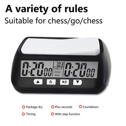 YS YS-902 Chess Timer Chess Clock for Go Tournament(Yellow English Version)