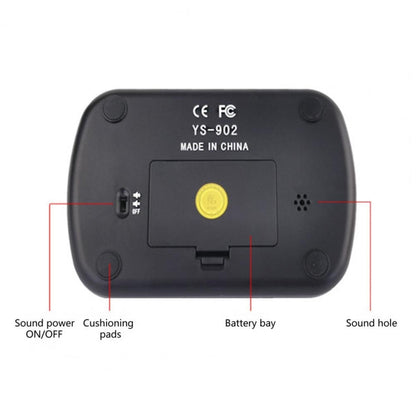 YS YS-902 Chess Timer Chess Clock for Go Tournament(Black English Version)