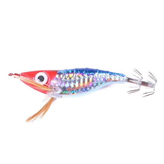 HENGJIA SJ023 Leurre bionique lumineux hameçon crevette calmar horizontal, taille : 10 cm 9 g (3)