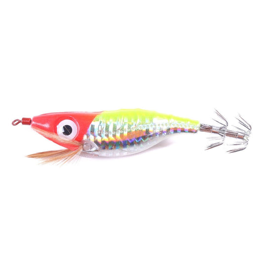 HENGJIA SJ023 Leurre bionique lumineux hameçon crevette calmar horizontal, taille : 10 cm 9 g (6)