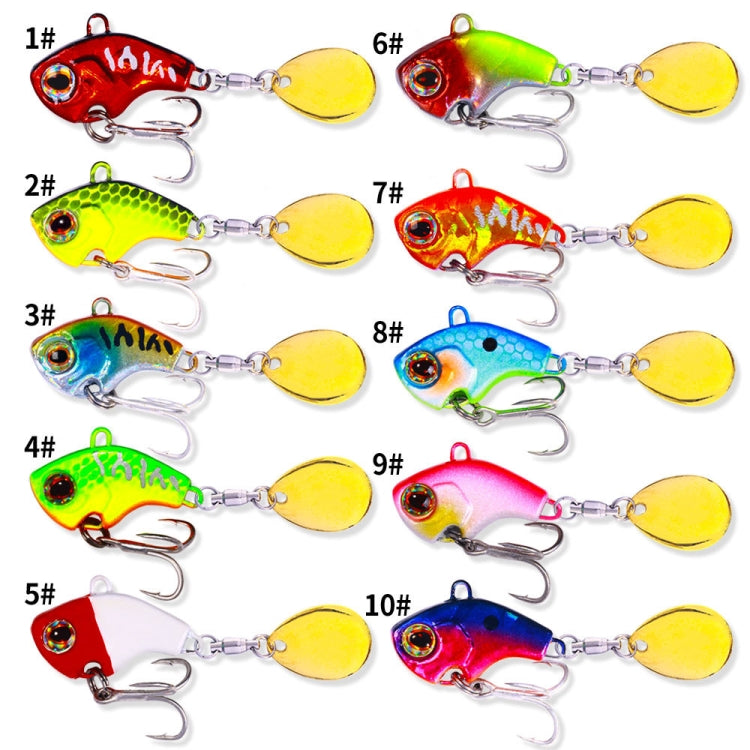 HENGJIA VIB035 Small Whirlwind Sequins Fake Bait Sinking Water VIB Lure, Size: 9g(5)