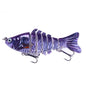 HENGJIA JM062 7 Section Fish Fake Lures VIB Minnow Fishing Lures, Size: 10cm 15g(4)