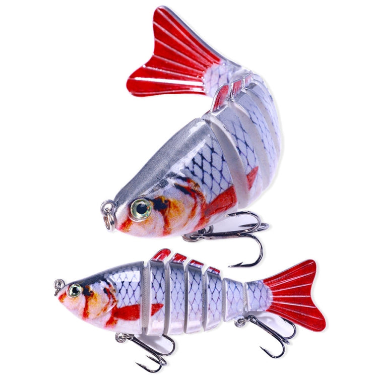 HENGJIA JM062 7 Section Fish Fake Lures VIB Minnow Fishing Lures, Size: 10cm 15g(7)