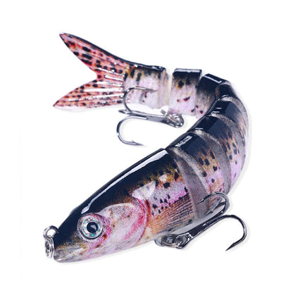 HENGJIA JM063 Multi-Section Fake Bait 8 Section Sinker Lures, Size: 13.4cm 18g(4)