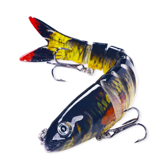 HENGJIA JM063 Leurre Artificiel Multi-Sections 8 Sections Plongeantes, Taille : 13,4cm 18g(14)